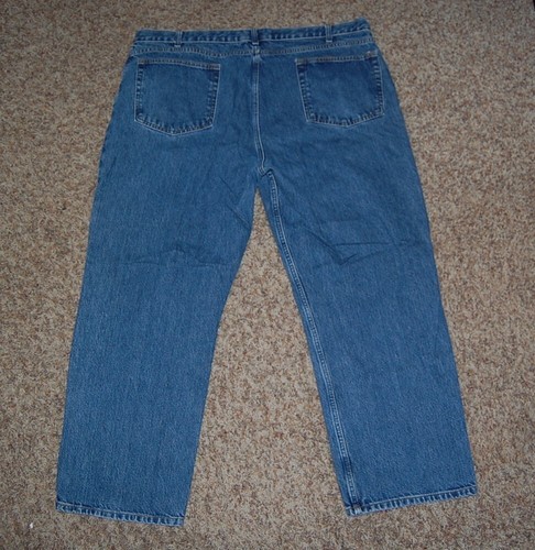 St. John's Bay Easy Fit Denim Jeans Waist 44" Length 29" in Good Cond. Pair #11 - Picture 2 of 4