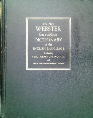 DAS NEUE WEBSTER ENZYKLOPÄDISCHE WÖRTERBUCH DER ENGLISCHEN LANGUAGE RELIGATO