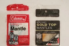 Vintage Coleman Lantern Mantles 2 packages 3 STRING TIE 4 PACKS OF 2 (8 MANTLES)
