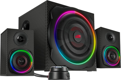 Speedlink GRAVITY CARBON RGB 2.1 Soundsystem Bluetooth - PC Lautsprecher Mit Sub