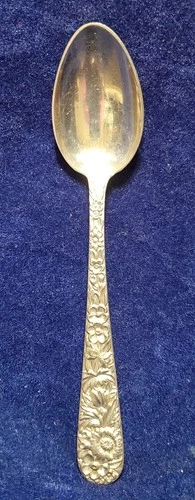 REPOUSSE 5 7/8" TEASPOON Kirk & Stieff Sterling