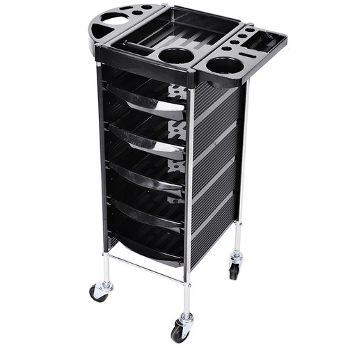 Hair Salon Instrument Storage Cart Adjustable Height Trolley Beauty Tools Wi NAU - Picture 17 of 23