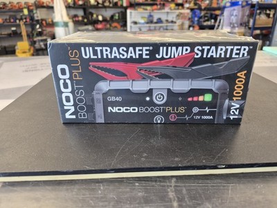 NOCO Boost Plus GB40 12V 1000A 24Wh UltraSafe Lithium Jump Starter