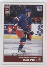 2003-04 Pacific Exhibit Yellow Back Tom Poti #100 0q3