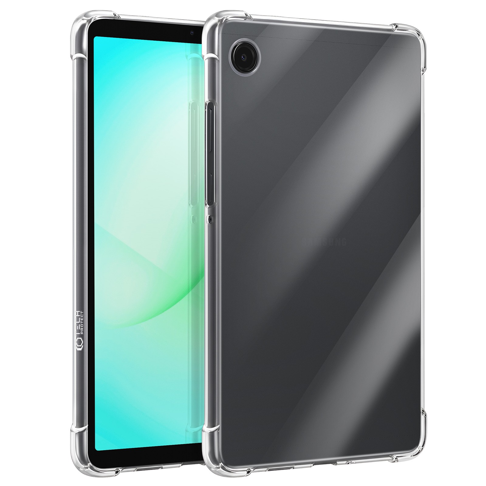 Coque Galaxy Tab A9 et A11 Flexair transparente avec coins renforcés antichoc