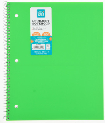 PEN + GEAR  1 Subject Notebook 100 Blatt Liniert USA Format ANSI USA