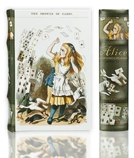 Alice in Wonderland Jewelry, Book, Keepsake Decorative Book Box – Faux Leathe...