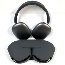 Apple AirPods Max A2096 Wireless Bluetooth Over-Ear Headphones Black w/ Case