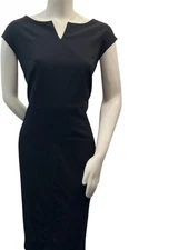 Kasper Dress Womens Size 18  Black Sleeveless New