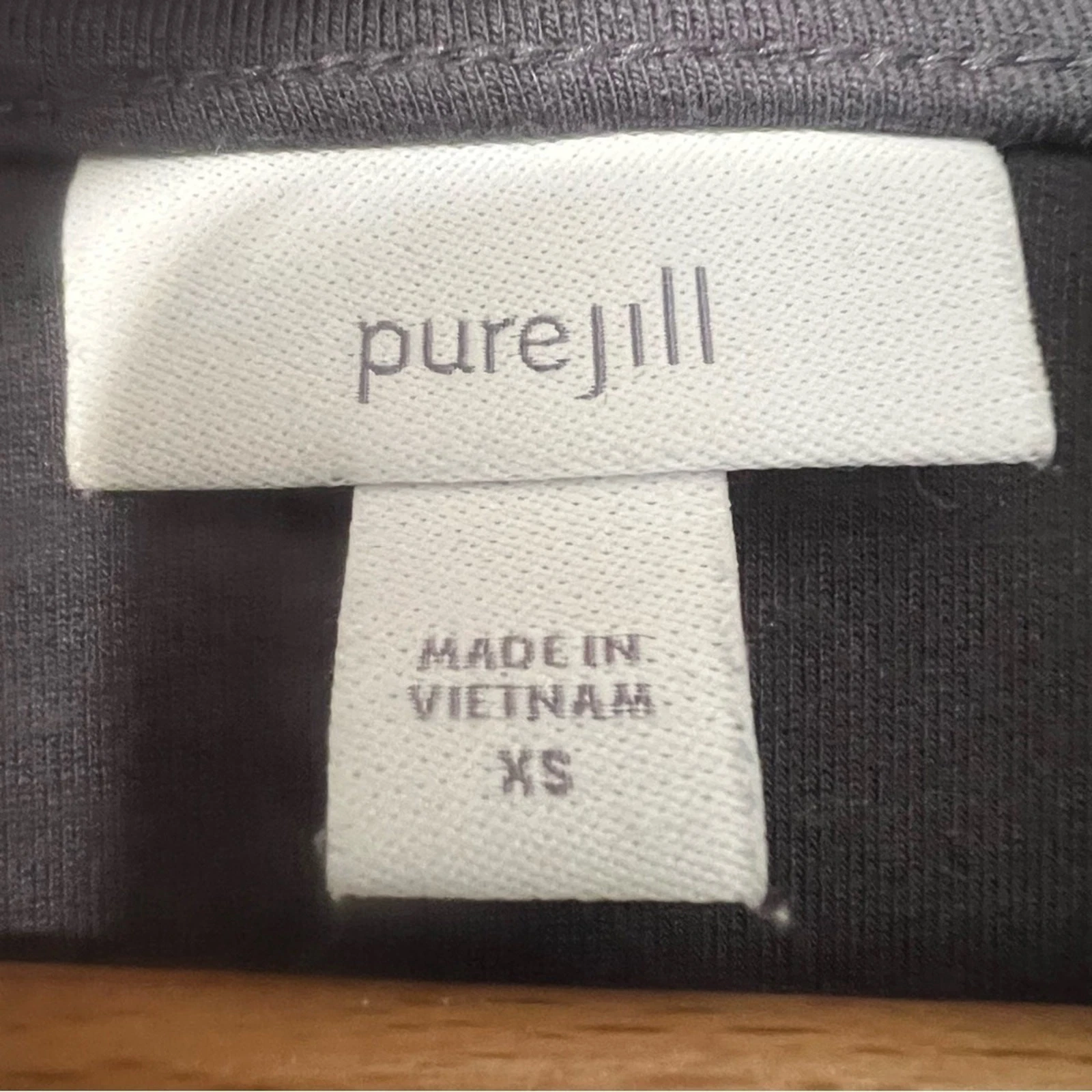 VETEMENTS Mini Abito J.Jill Pure Jill Scollo Cappuccio Manica Lunga Minimalista Contemporaneo XS