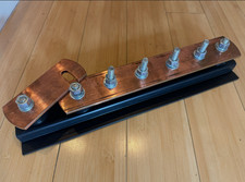 Furse 4 Way Copper Earth Bar + Single Disconnecting Link Earthing Lightning Safe