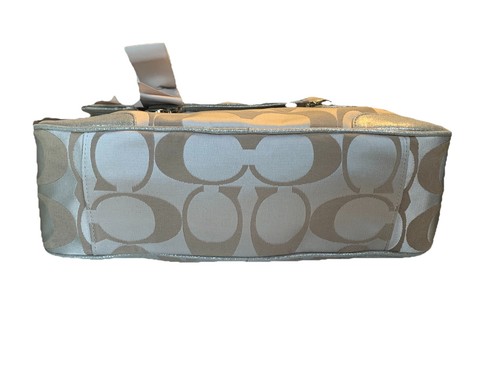 Neu mit Etikett Coach Signature Satin Push Lock Umhängetasche Schultertasche 18358 neu mit Etikett - Bild 8 von 13