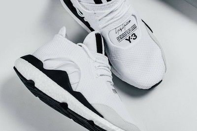 $495 Designer ADIDAS Y-3 by YOHJI YAMAMOTO Men White Low Top Sneakers Trainer 8