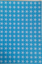 Blotter Art: Snowflakes---psychedelic goa acid Artwork-Perforiert in  600 Tabs