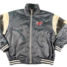 Vintage 90s Pro Player NBA Chicago Bulls Black Jacket Lightweight Size Large