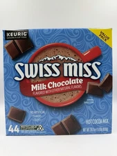 Swiss Miss Milk Hot Cocoa K-Cup Pods, 0.65 Oz, Pack Of 44 Pods