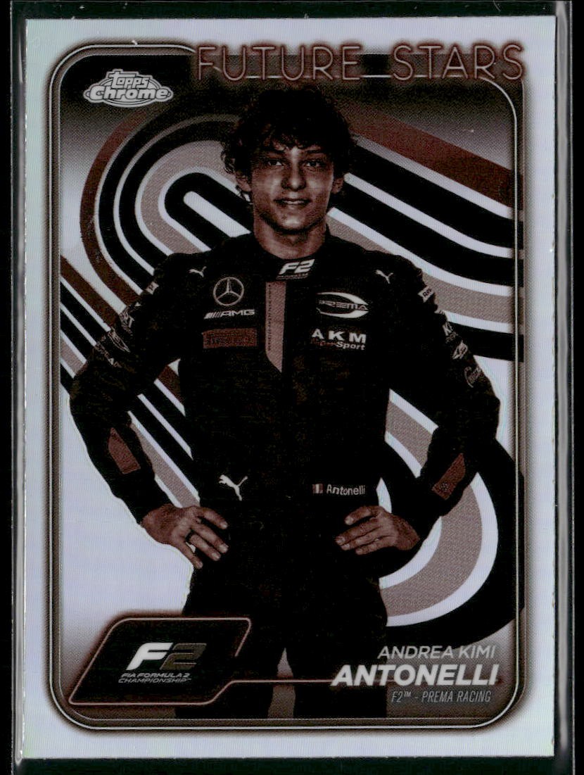 2024 Topps Chrome Formula 1 #22 Andrea Kimi Antonelli Sepia Refractors