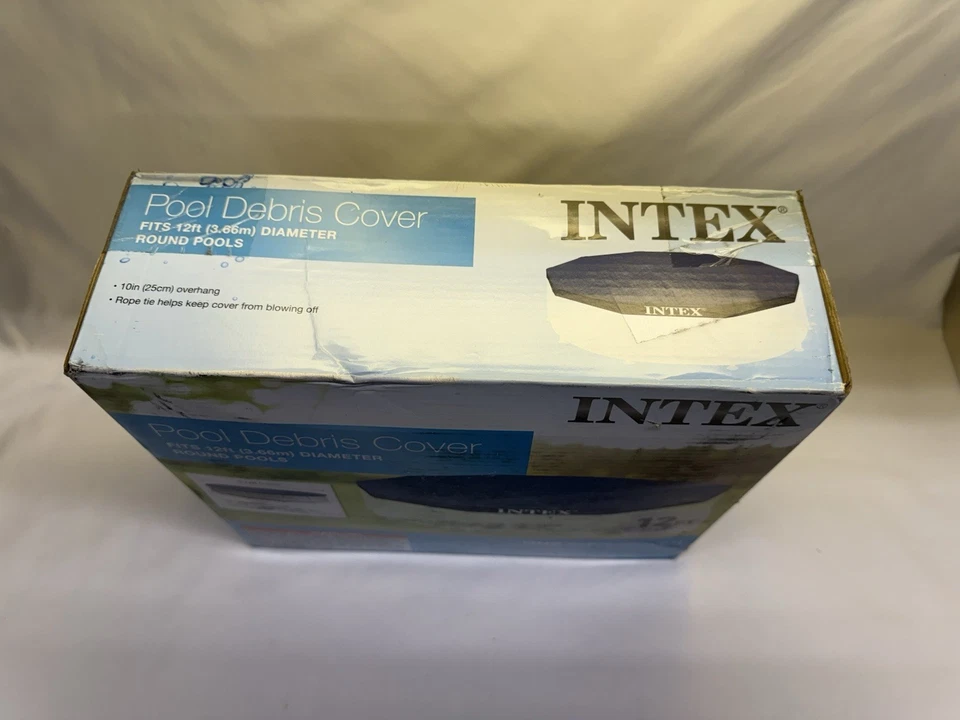 Intex Easy Set Above Ground Round Swimming Pool Debris Cover 12ft - Image 3 of 4