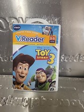 VTech V.Reader Toy Story 3 Interactive E-Reading System Cartridge W/ Case