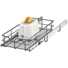 Pull Out Shelves - 11" W x 22" D Soft Close Pull Out Cabinet Organizer 1 Tier...