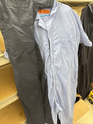 Speedsuit lightweight Coveralls Red Kap-Used Work Uniform long + short sleeve