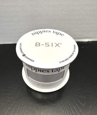 B-Six Nippies Tape 2  Wide By 5.5 Yards White Boob Tape