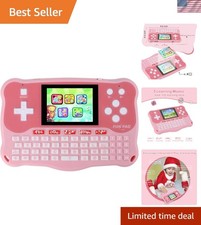 Pink Kids Educational Tablet with 102 Activities for Ages 3-12   Fun Learning...