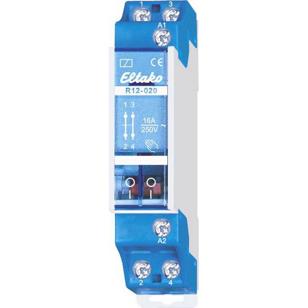 Eltako Relay 230V 16A 2 Breakers 2 NC Contacts Manual Actuation