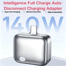 Type-C 140W Auto Disconnect Charger Adapter, Fast Charging Separator Auto Cut