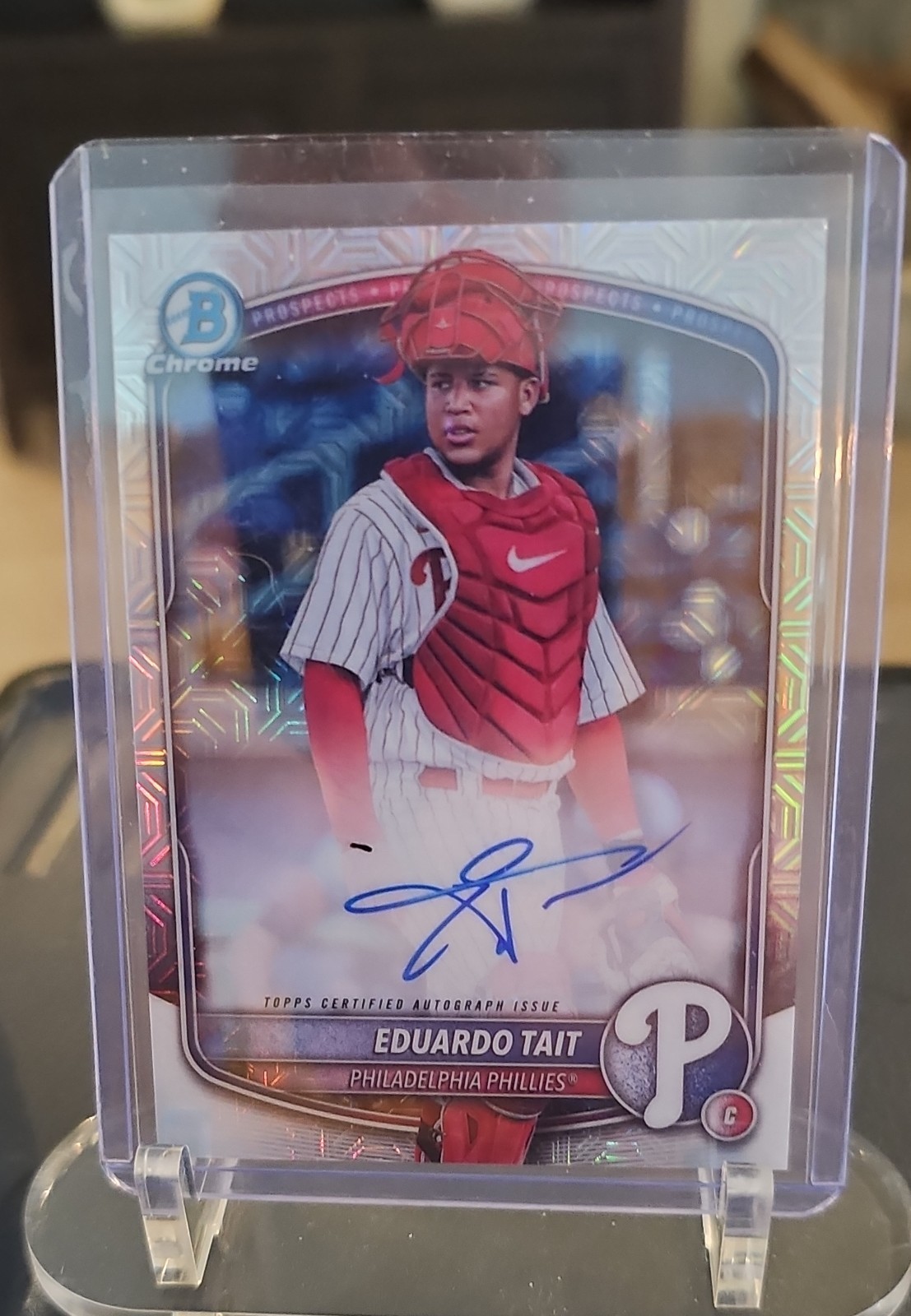 2025 Bowman - Chrome Prospect Mega Box Autographs Eduardo Tait #BMA-ET (AU, RC)