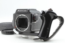  Near MINT w/ Grip  Mamiya M645 Body Film Camera Waist Level Finder From JAPAN