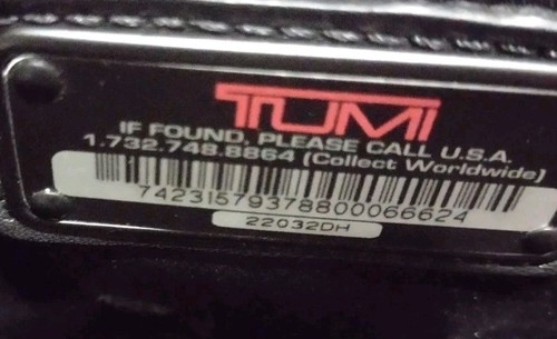 TUMI Garment Bag 24" T 25" W 14" D Large Extended Trip 2 Wheel Lock 22032DH Vtg - Picture 5 of 11