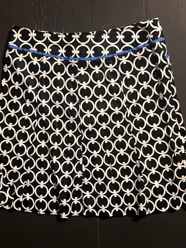 ECU Vintage Willi Smith Black and White Women’s Skirt sz 10 - Picture 7 of 7