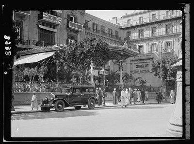 Hotels,Semiramis,A view of Cairo from roof of Semiramis Hotel,Egypt,c1935,1