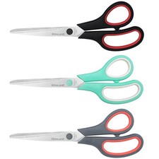 20.3cm Multipurpose Scissors with 2mm Thick Sharp Blades Set of 3