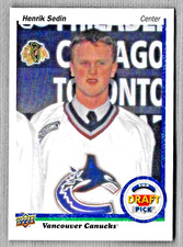 HENRIK SEDIN 2017 UPPER DECK ROOKIE RC CARD #DRAFT-30. rookie card picture