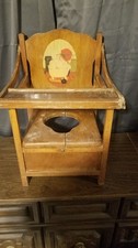 1950's Character Wooden Potty Chair
