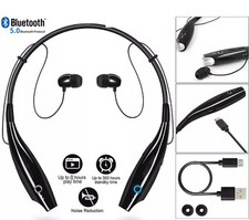 Bluetooth Neckband Wireless Headphones Mic Headset Stereo Earbuds Earphones new