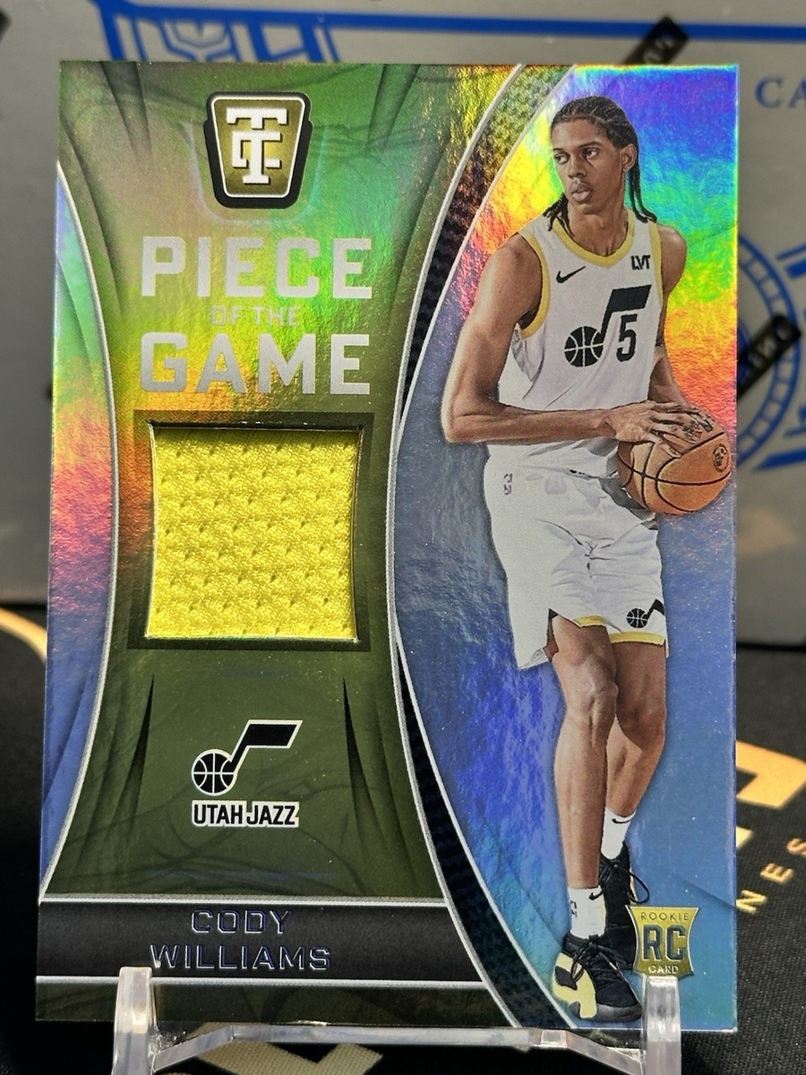 2024-25 Panini Totally Certified Cody Williams PIECE OF THE GAME