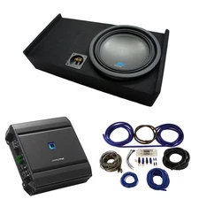 Fits 09-15 Ford F-150 Super Crew Alpine S-W12D4 Single 12" Sub Box & S-A60M Amp