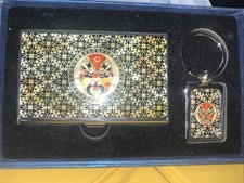 Chinese Opera Mask Business Card Holder And K...
