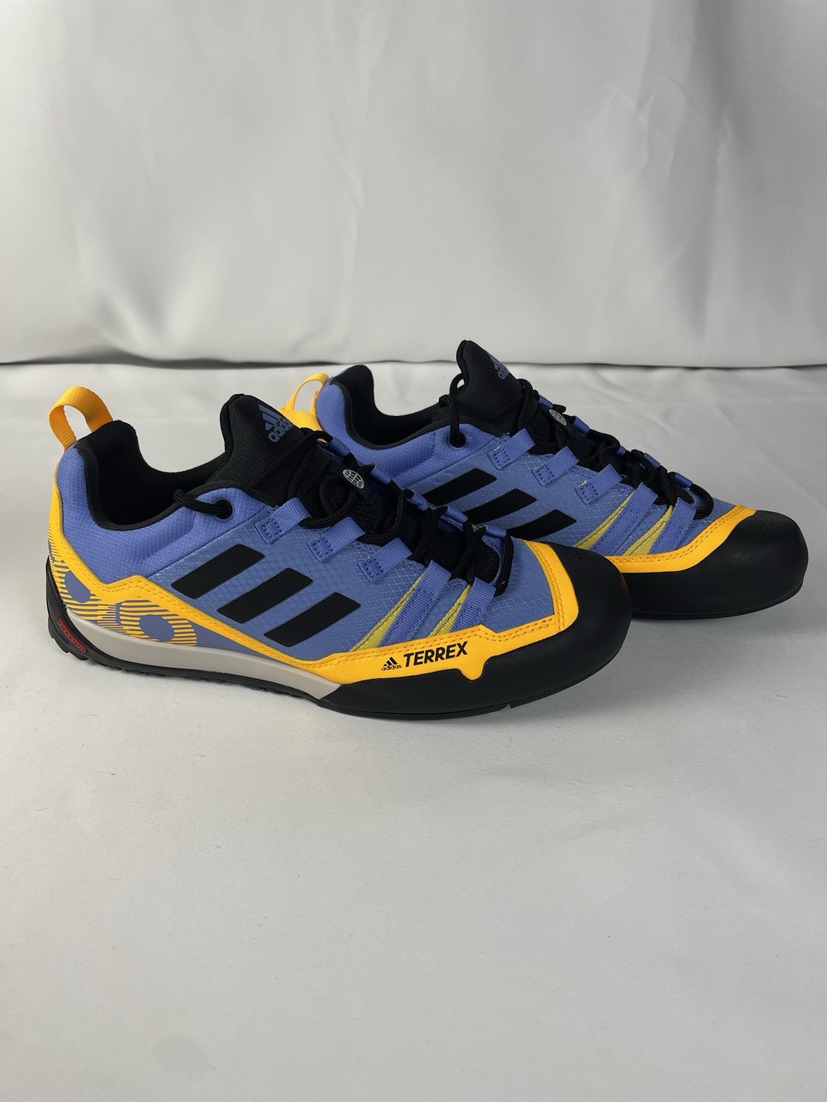 SAOLA Scarpe da avvicinamento Adidas Terrex Swift Solo 2 HR1303 blu giallo da uomo taglia 8 5 nuove senza scatola