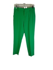 New Alice Olivia Pants Slim Ankle Dress Slacks Mint Kelly Green Womens 0