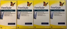 100 FreeStyle Precision Neo Test Strips 4x 25 Ct Exp 3/31/2026