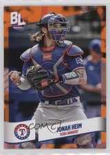 2024 Topps Big League Electric Orange Foil Jonah Heim #127 0t2