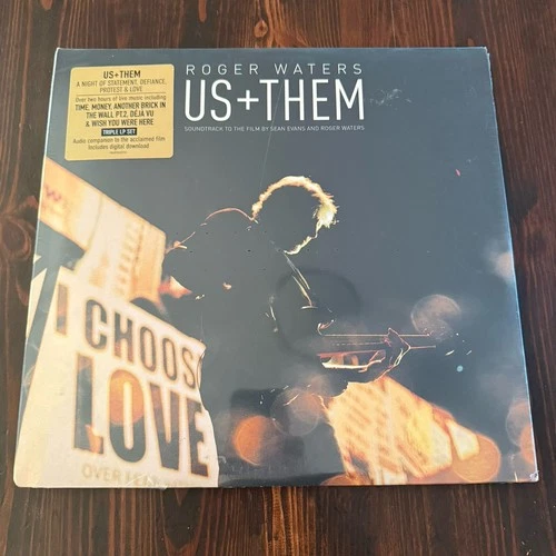 LP ROGER WATERS Us + Them (3LPs 180g VINYL, 2020) PINK FLOYD NEW MINT SEALED