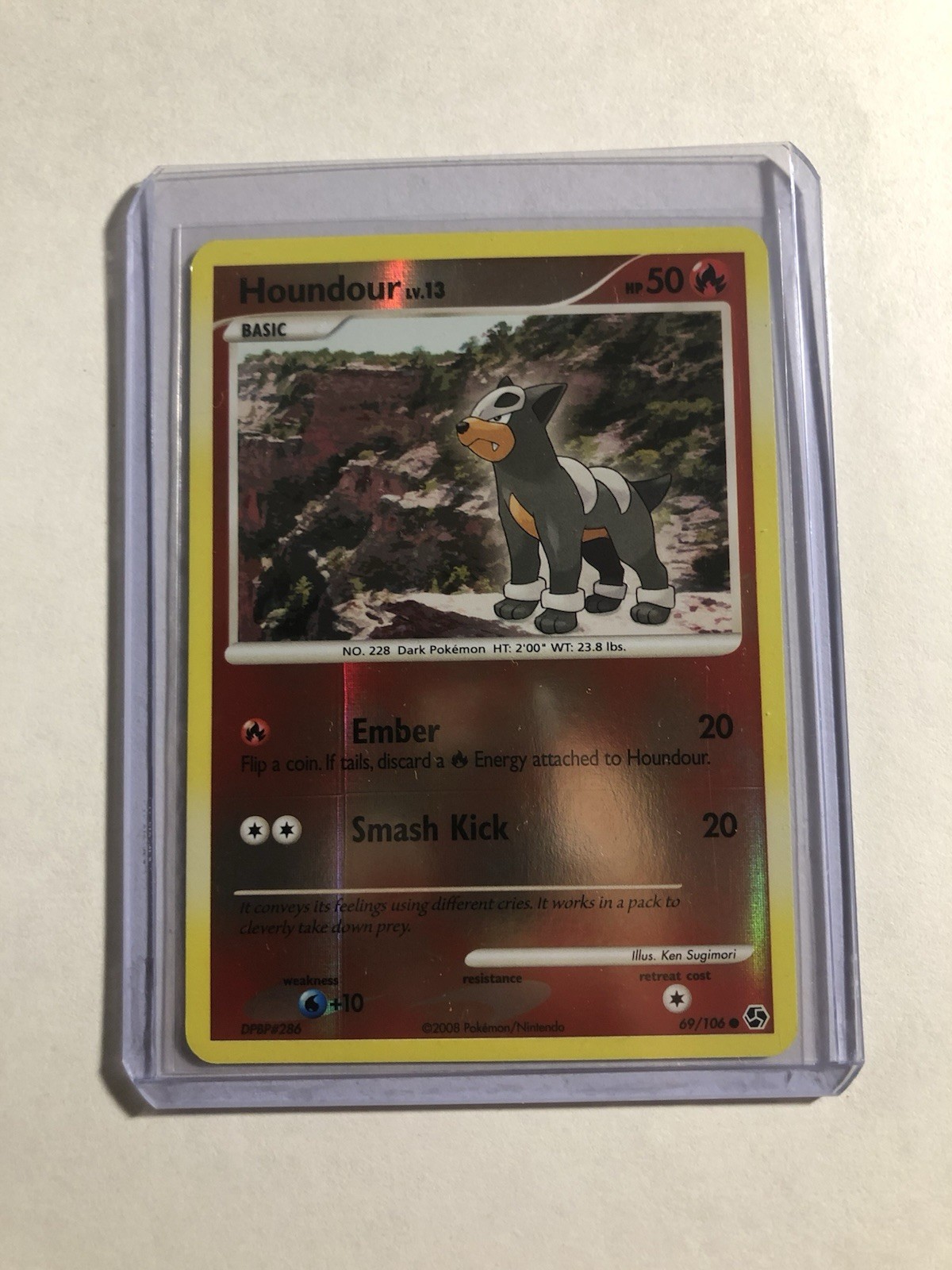 Houndour 69/106 Great Encounters Reverse Holo