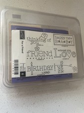 Stampin' Up For A Friend Stamp Set of 6 Unmounted New