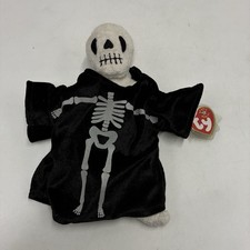 Ty Beanie Babies  Creepers  the Skeleton Halloween Plush 2000