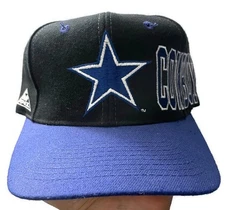 Vintage Apex One Dallas Cowboys Spell out SnapBack Hat NWOT